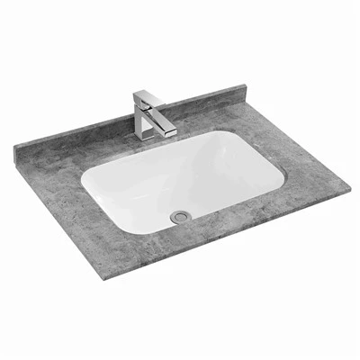 Moonlight kulrang marmar hammom uchun lavabo